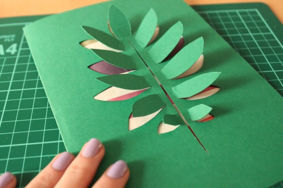 Paper Leaf Card