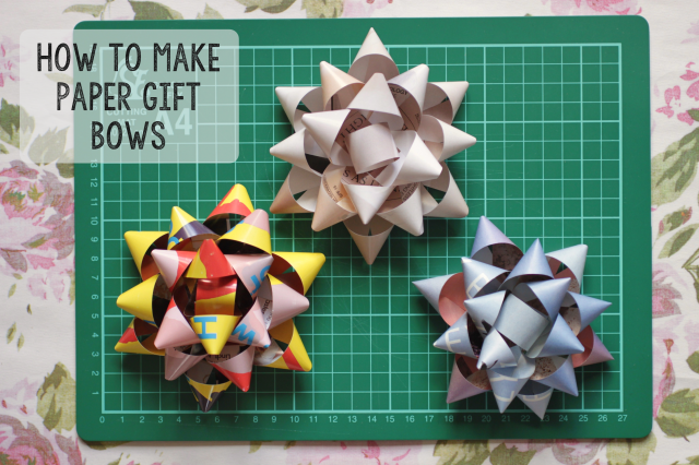 How to Make Paper Gift Bows