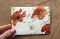 Poppy Upcycled Envelope