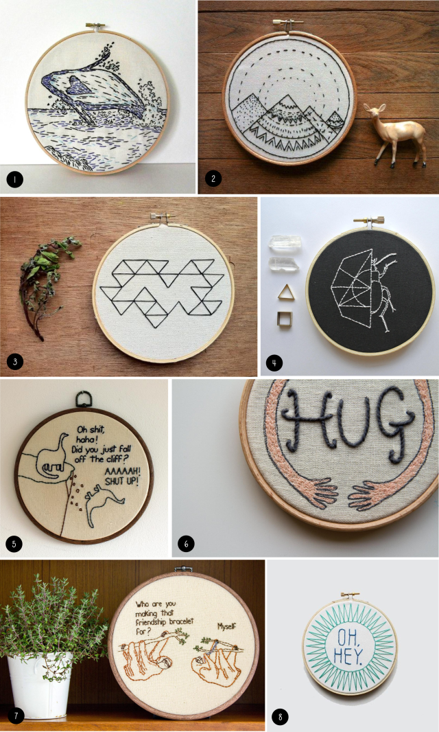 Embroidery Hoop Inspiration
