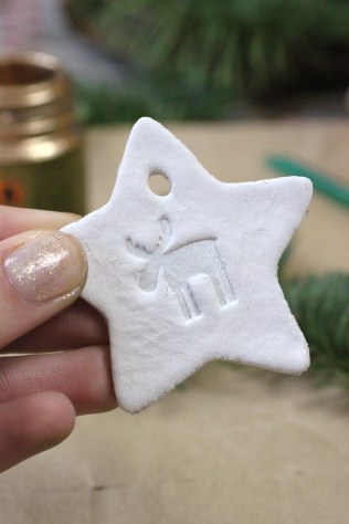 Reindeer Air Dry Clay Star | Shelley Makes