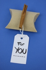 Brush Lettered Gift Tag 'For You' | Shelley Makes