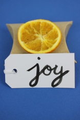 'Joy' Christmas Gift Wrap | Shelley Makes